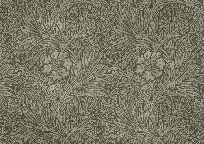 William Morris At Home Marigold Velvet, Sage - Roman Blind - Image 7